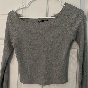 Brandy Melville Grey long sleeve